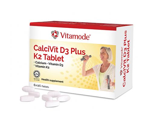 Vitamode CalciVit D3 Plus K2 Tablet 60s